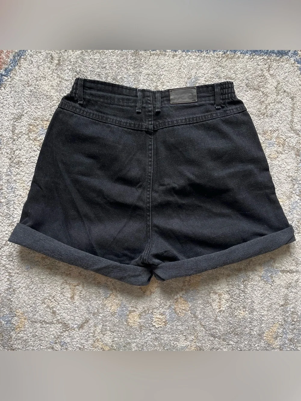 Black Lee Denim Shorts